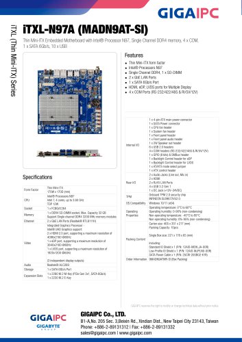 iTXL-N97A (MADN9AT-SI)