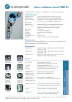 Körperschallsensor dsound® USS5-KS, dsound® USS5-KS/N/K, dsound® USS5-KS/E/K-1