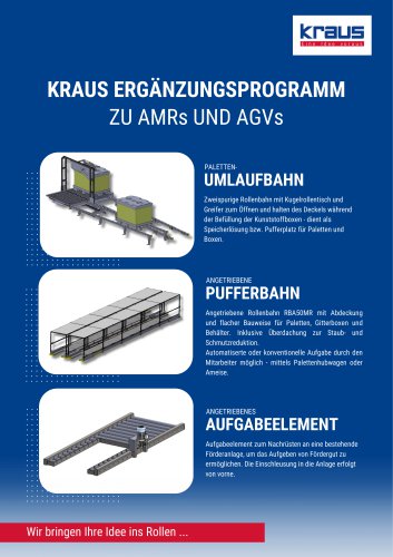 KRAUS Erg&auml;nzungsprogramm zu AMR und AGV
