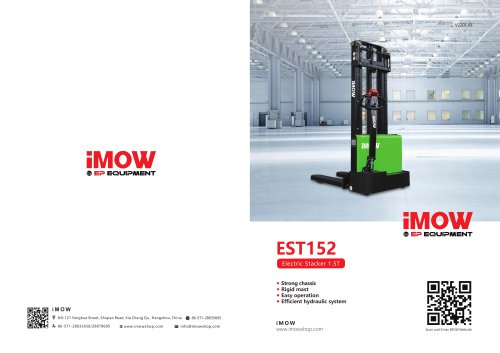 EST152 Electric Stacker 1.5T