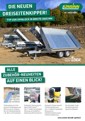Dreiseitenkipper Typ UDK Spinlock