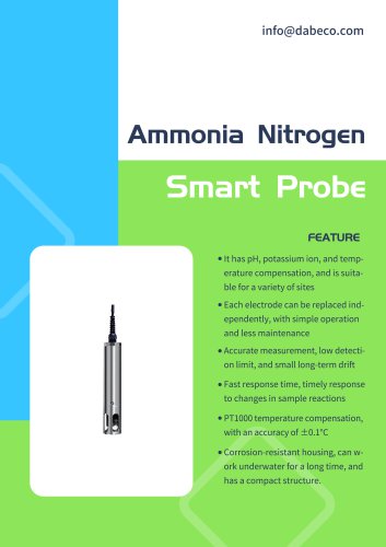 Ammonia Nitrogen Smart Probe DNH3-S2