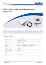 Wall mounted humidity and temperature sensor DB5101GS For Indoor Usage