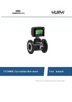 YUNYI Gas Turbine Flowmeter with IC card