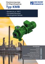 Chemienormpumpe mit Magnetkupplung Typ KMB