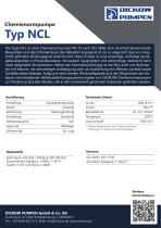 Chemienormpumpe Typ NCL-2