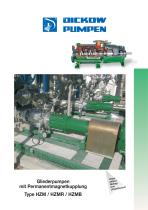 Gliederpumpen mit Permanentmagnetkupplung Type HZM / HZMR / HZMB-1