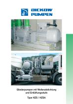 Gliederpumpen mit Wellenabdichtung und Entlüftungsstufe Type HZS / HZSA
