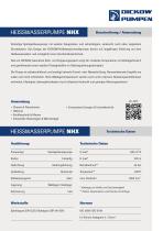 HEISSWASSERPUMPE NHX-2