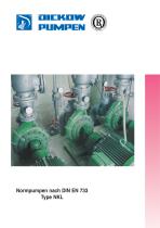 Normpumpen nach DIN EN 733 Type NKL