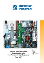 Vertikale selbstansaugende Seitenkanalpumpen mit Permanentmagnetkupplung Type SMV