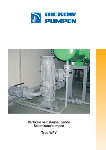 Vertikale selbstansaugende Seitenkanalpumpen Type WPV