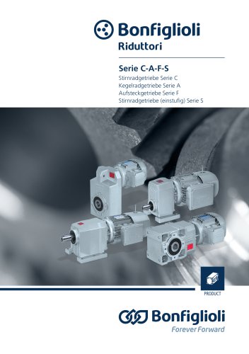 Helical and bevel-helical gear units C-A-F-S Series