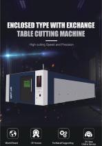 Enclosed fiber laser cutting machines 3000W-3015E