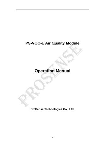 PS-VOC-E Air Quality Module