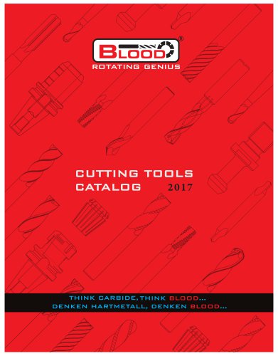 CUTTING TOOLS CATALOG 2017