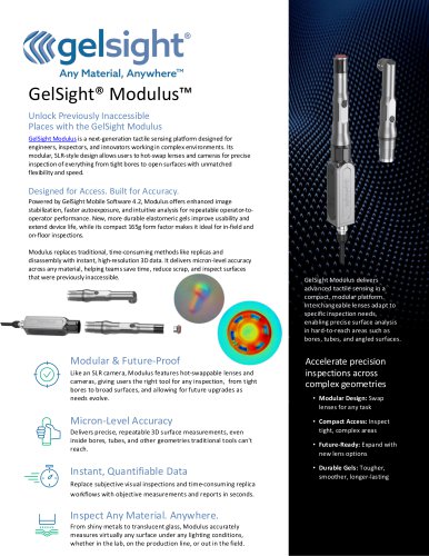 GelSight&reg; Modulus&trade;