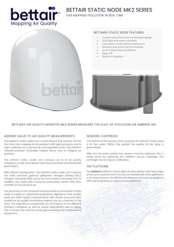 Bettair air quality sensor