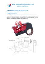 TYD-SHW2 Cassette hydraulic wrench