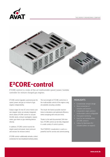 E²CORE-control
