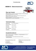 Datenblatt MDM010 - Sleevemaschine