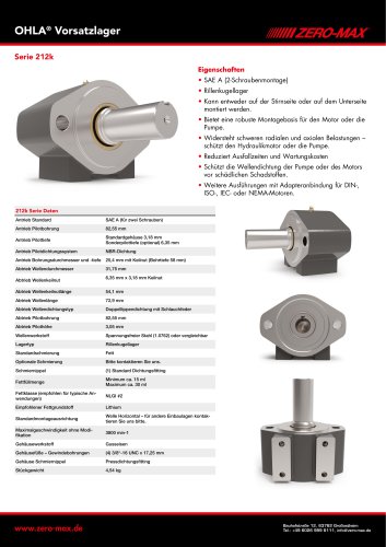 OHLA Vorsatzlager Serie 212k