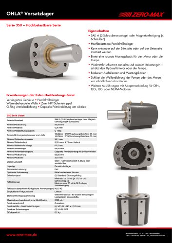 OHLA Vorsatzlager Serie 350