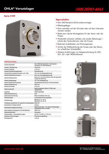 OHLA Vorsatzlager Serie 410F