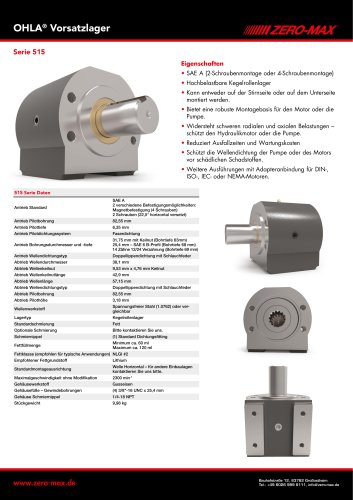 OHLA Vorsatzlager Serie 515