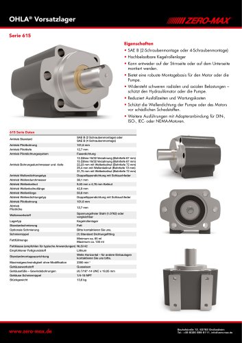 OHLA Vorsatzlager Serie 615