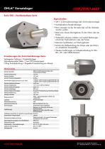 OHLA Vorsatzlager Serie 950-1