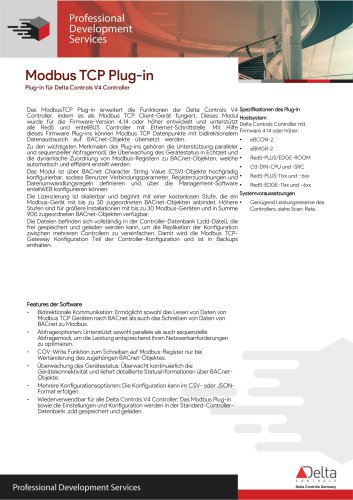 Modbus TCP Plug-in