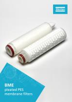 BME pleated PES membrane filters