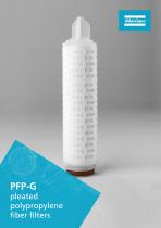 PFP-G pleated polypropylene fiber filters