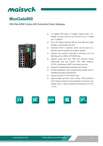MaxGate 800 Series 