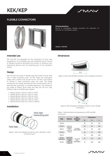 KEP/KEK Flexible connectors