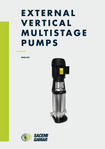 EXTERNAL VERTICAL MULTISTAGE PUMPS 
