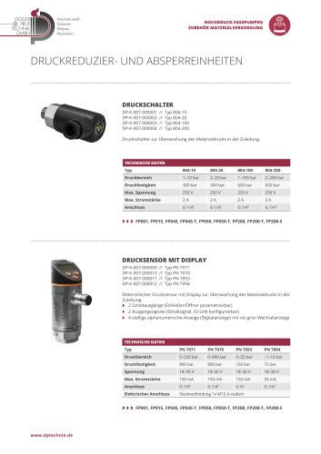 DRUCKREDUZIERVENTIL DRV04