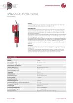 HANDDOSIERVENTIL HDV05