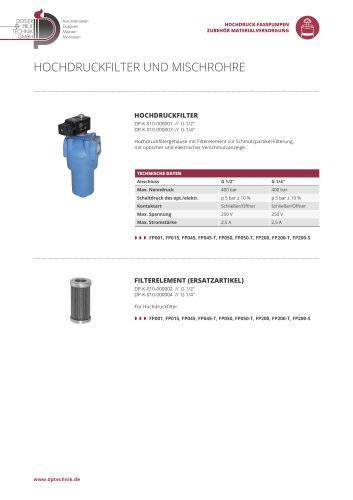 STATISCHES MISCHROHR TYP TG