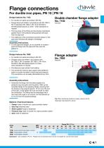 Flange connections