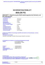 SICHERHEITSDATENBLATT ISOLOX FG