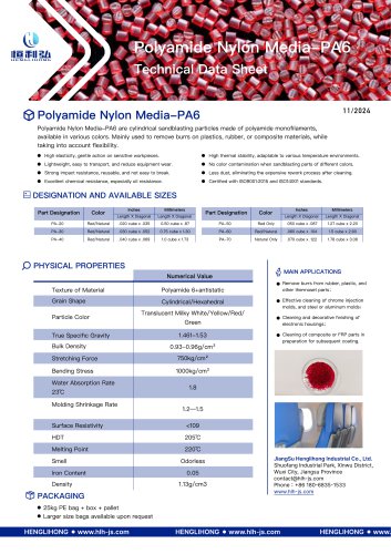 Polyamide Nylon Media-PA6
