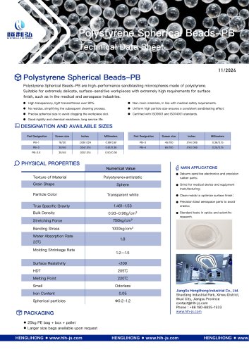 Polystyrene Spherical Beads-PB