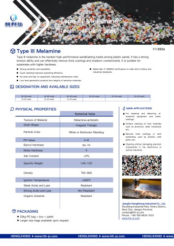 Type III Melamine