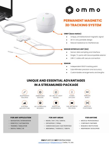 PERMANENT MAGNETIC 3D TRACKING SYSTEM