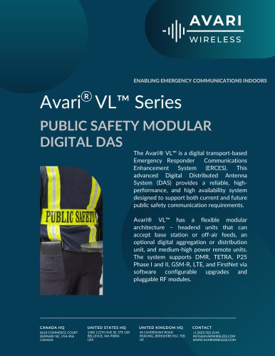Avari VL&trade; Series