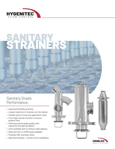 Hygenitec™ Sanitary Strainers