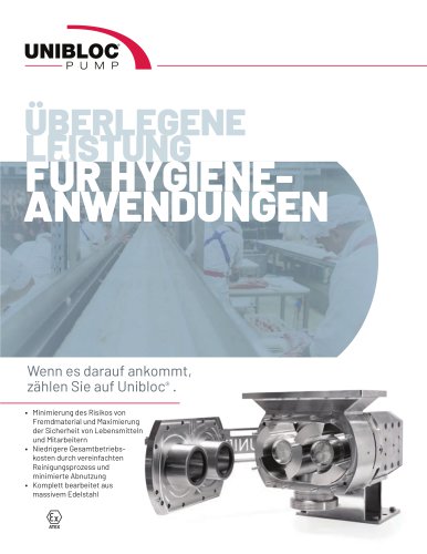 Unibloc® Meat and Poultry Pumps
