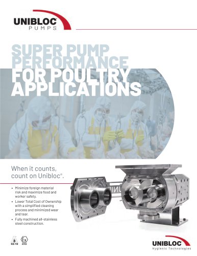 Unibloc® Poultry Pumps